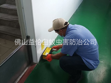 高明工厂车间室内布置粘鼠板工程